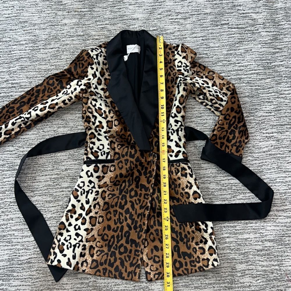 New Valentina Shah Leopard Blazer Dress Size 0 Revolve - Picture 8 of 15